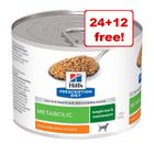 36 x 200g/370g Hill's Prescription Diet Wet Dog Food - 24 + 12 Free! *