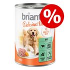 24 x 400g Briantos Delicious Paté Wet Dog Food - Special Price! *