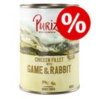 24 x 400g/800g Purizon Wet Dog Food - Special Price! *